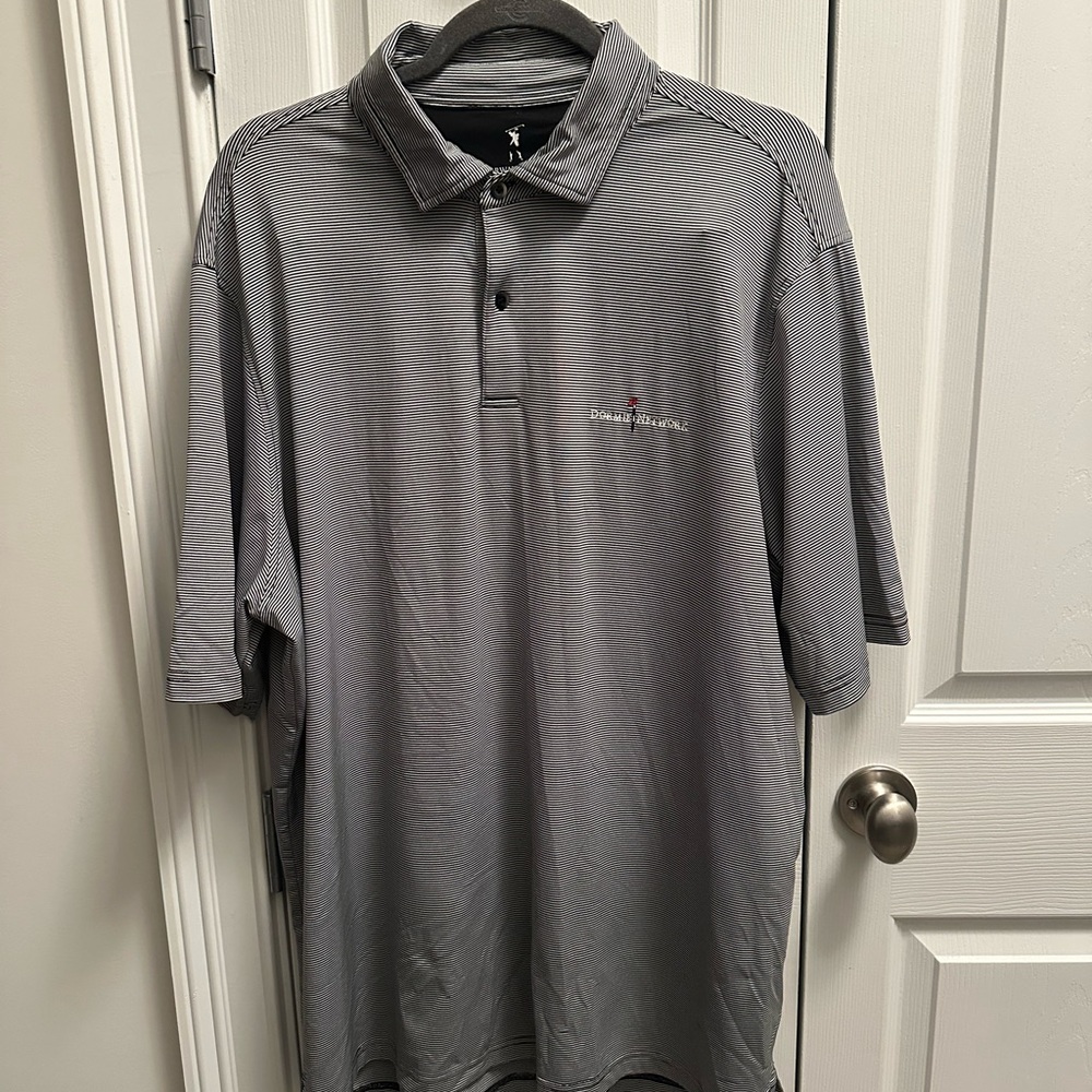 Fairway & Greene Gray Performance Polo Shirt Dormie Network